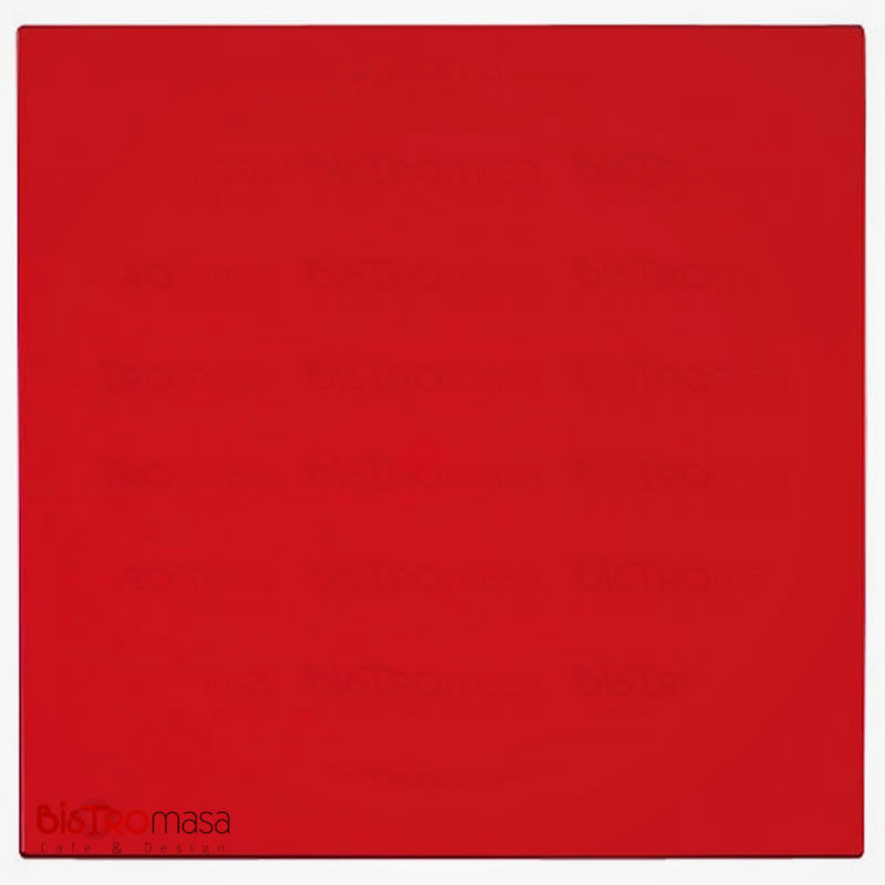 Kırmızı Renk Masa Tablası