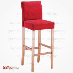 Kırmızı bar sandalyesi