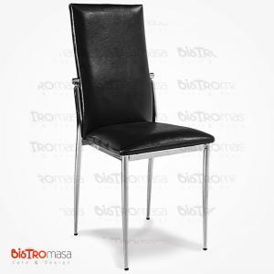 Siyah metal sandalye